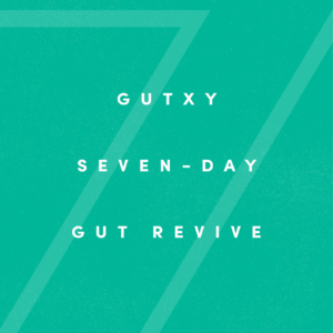 GUTXY Seven-Day Gut Revive Dietary Guide Front Cover
